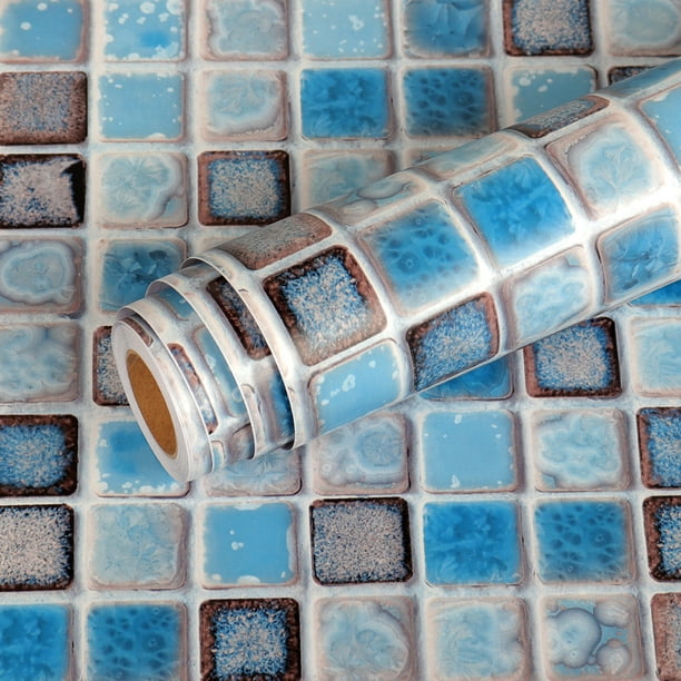 Livelynine Waterproof Wallpaper for Bathroom Shower Wall Decorative