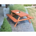 thumbnail image 3 of Western Red Cedar Picnic Table with Attached Benches, 3 of 3