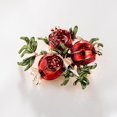 thumbnail image 5 of Broche de fruta Vintage de moda, versión versátil, ramo de Granada con gota de aceite de verano Rojo Verde Cocina, Decoración y Otros, 5 of 5