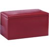 Vinyl Storage Bench, Magenta