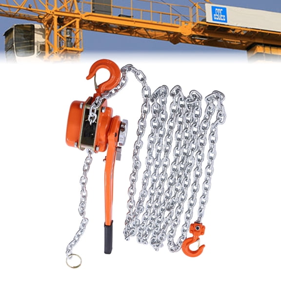 3300lb Manual Lever Block Chain Hoist Ratchet Type Come Along Puller 20FT Chain