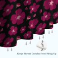 thumbnail image 6 of Pioneer Flower Floral Print Pattern Shower Curtain 72"x72" ,Bathroom Decorative Shower Curtains Set with 12 Hooks,Modern Waterproof Washable Shower Curtain, 6 of 6