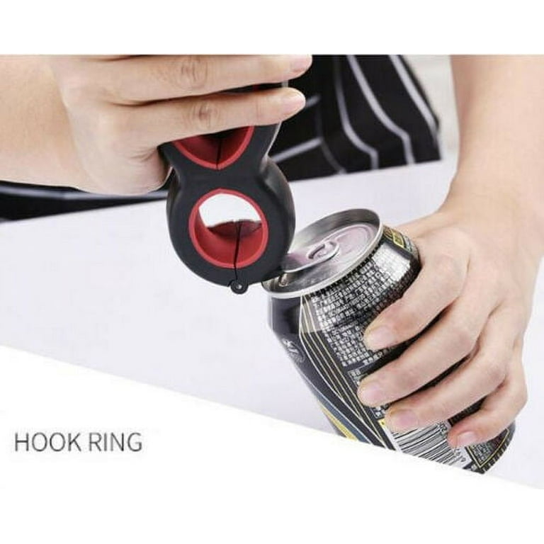 1PC/6PC Manual Can Opener Soda Beer Can Opener Beverage Can Top Ring Opener  Open