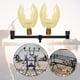 thumbnail image 3 of Soporte portátil para caña de pescar con soporte para poste de portería de pesca Buzz Bar Pod 31cm blanco luminoso, 3 of 9