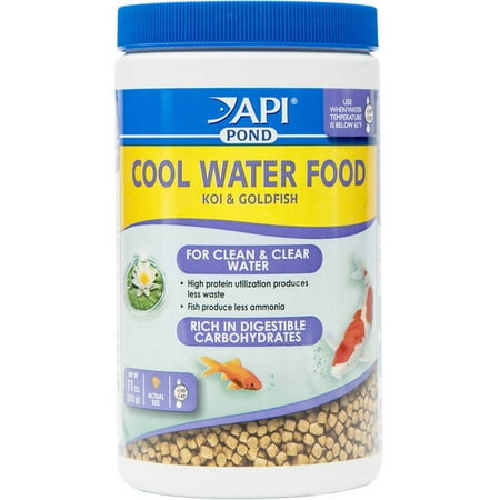 API Pond Cool Water Food, Pond Fish Food, 11 oz (Best Goldfish For Outdoor Pond)