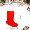 thumbnail image 3 of 38 Inch Oversized Christmas Stocking - Extra Large Polyester Hanging Stocking for Family Holiday Party Decorations (1PC), 3 of 6