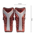 thumbnail image 6 of Sportteer Elastic Band Soccer Shin Guards Comfortable Fit Soccer Shin Guards Flexible Stable Football Shin Guards: Elastic Reinforced Straps Shin Protection for Improved Shock Resistance (1 Pair), 6 of 9