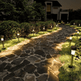 thumbnail image 2 of Solar Garden Light Set (16Pack) Stainless Steel Solar Lawn Lights IP65 Waterproof Rating Warm White LED Outdoor Lights Ideal for Patios, Garden Paths, and Landscape Lighting, 2 of 6