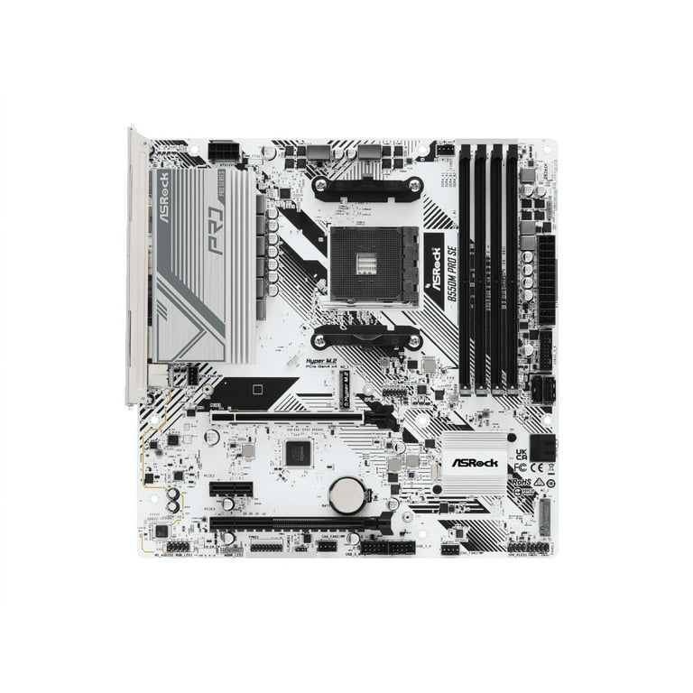 ASRock B550M Pro SE AM4 DDR4 SATA 6Gb/s 1 PCIe 4.0 x16 Micro