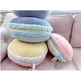 Macaron Pillow Plush Back Bolster Cushion Microbead Throw Pillow Case