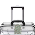 thumbnail image 5 of Cauagu Retro Hippie Groovy Mushroom Pattern Luggage Tags,Leather Luggage Tags Personalized Luggage Tag Travel Tags Privacy Cover ID Label for Travel Bag Suitcase-4 PCS, 5 of 5