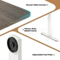 thumbnail image 4 of Patiojoy Electric Standing Desk 48" x 24" Height Adjustable Desk Ergonomic Sit Stand Desk Grey & White, 4 of 9