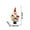Red, variant on Luoshdecor Christmas Tree Decoration,Plush Santa Claus Figurine Fun Christmas Hanging Ornament for Holiday Winter Home Table Xmas Party