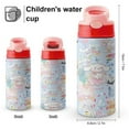 thumbnail image 2 of Cute Cinnamoroll Kids Insulated Stainless Steel Water Bottle with Straw Vacuum Reusable Leak Proof Water Cup Boys Girls, 2 of 8