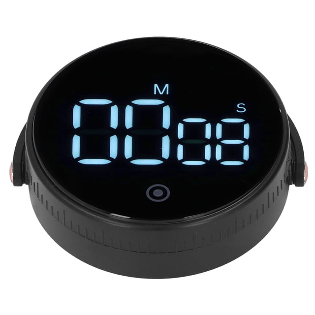Temporizador Portátil, Pantalla Negra, Temporizador Digital, Carcasa ABS, Parte Trasera Magnética Multifuncional Silenciosa Para Leer El Tiempo ANGGREK Otros