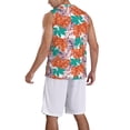 thumbnail image 2 of Naloa Hawaiian Style Basketball Jersey Reversible Men's Mesh Athletic Sports Shirts Training Practice S-4XLX-Large, 2 of 6