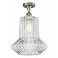 thumbnail image 1 of 516-1C-SN-G212-LED-Innovations Lighting-Springwater-3.5W 1 LED Semi-Flush Mount in Industrial Style-12 Inches Wide by 17 Inches High   Brushed Satin, 1 of 1