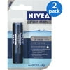 Nivea For Men Replenishing Lip Balm, SPF 4 (Pack of 2)