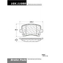 Centric Parts - Ceramic Pads