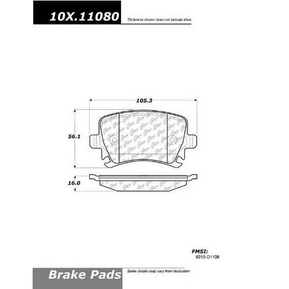 Centric Parts - Ceramic Pads