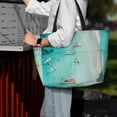 thumbnail image 7 of Balery Turquoise Beach Kayaking Beach Travel Bag - Water-Resistant, Large Capacity Lightweight Tote with 7 Pockets for Women and Men - Perfect for Beach, Pool, Gym, and Travel, 7 of 7