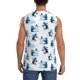 thumbnail image 4 of Balery Penguin Winter Fun Camisetas sin mangas para hombre, absorbe la humedad y protege contra el mal olor.-3X-Large, 4 of 7