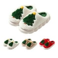 thumbnail image 7 of Christmas Slippers House Shoes for Women Fluffy Soft Cozy Bedroom Cartoon Plush Cute Slippers for Indoor Outdoor Use, 7 of 7