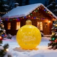 thumbnail image 5 of ToyKingdee Christmas Ornaments, Inflatable Ornaments Balls Outdoor for Christmas Decorations, Giant Outdoor Jingle Bells for Front Door Yard Tree Hanging Decoration, 5 of 6
