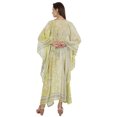 thumbnail image 4 of Moomaya Women's Sexy Swimsuit Cover Up Caftan Kimono Sleeve Beachwear Sheer Kaftan, 4 of 7