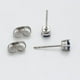 thumbnail image 3 of Finos Aretes Broqueles Con Zafiros 4 Mm Oro Blanco 18k Lam blanco Unitalla, 3 of 7