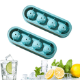 thumbnail image 1 of Bandeja para cubitos de hielo con tapa, bandejas para cubitos de hielo de fácil liberación, molde redondo para cubitos de hielo para bandeja de hielo de whisky, 1 of 5