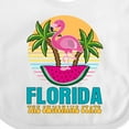 thumbnail image 4 of Inktastic Florida the Sunshine State Girls Baby Bib, 4 of 4