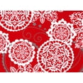 thumbnail image 1 of Pack of 1, Lacy Snowflakes 24" x 417' Gift Wrap Half Ream Roll for Holiday, Party, Kids' Birthday & Special Occasion Packaging, 1 of 1