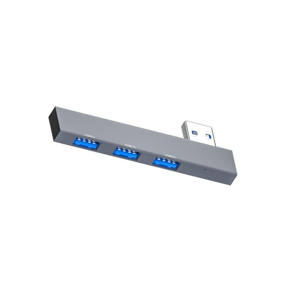 Shengyu Concentrateur USB 3.0 Compact Adaptateur 3 Ports Portable USB pour PC Clé USB Clavier USB3.0 USB2.0 USB2.0 USB3.0 USB2.0 USB2.0 7.95x1.45x0.75cm