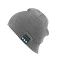 thumbnail image 4 of HESHENG Bluetooth 5.0 Beanie Wireless Music Listening Handsfree Headphone Hat Winter Warm Knitted Cap, Dark Grey, 4 of 11