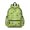 Green Cartoon Dinosaurs Ponds Pattern, variant on White Dinosaurs Pattern Cute School Backpack with Padded Back and Adjustable Shoulder Straps 13.4"x11"x4.7"