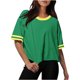 thumbnail image 1 of Camisetas Sobredimensionadas para Mujeres Gota Hombro Cuello Redondo Cultivo Top de Entrenamiento, Blusa de Verano Casual para Diario Y Fitness, 1 of 4