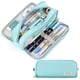 thumbnail image 1 of Estuche para lápices Gran Capacidad 3 Compartimentos Lona Azul Claro, 1 of 4