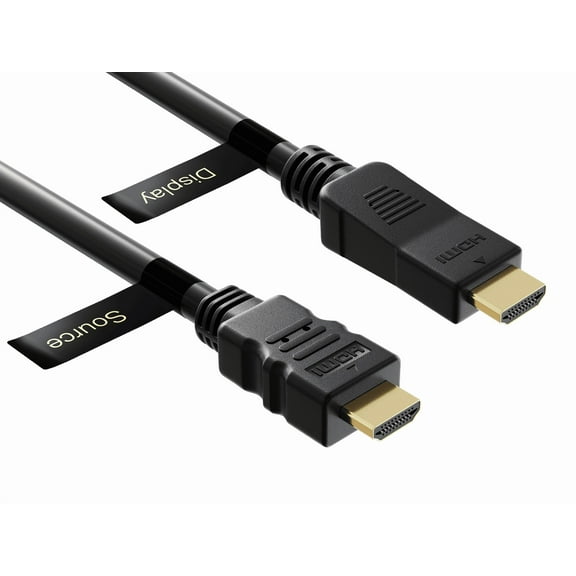 Cable Leader 75ft High Speed Active HDMI Cable with Ethernet, HDMI 1.4, CL3 Rated, 4K Support, 24 AWG, Black