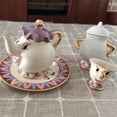 thumbnail image 3 of Tetera Dibujos animados Linda La Bella y la Bestia Cafeteras Taza Sra. Potts Chip Taza Taza de Té Ollas Un Juego de Té Droshipping Regalo, 3 of 5