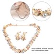 thumbnail image 4 of Exquisita Joyería Collar Pendientes Conjunto Collar Pendientes Conjunto De Joyería Nupcial Conjuntos De Joyas De Aleación Perlas De Imitación Suministros De Boda Para ANGGREK  Otros, 4 of 7