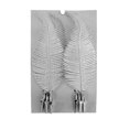 thumbnail image 3 of Advancent Adorno de plumas de Navidad de plástico de 6 piezas, adorno extraíble para fiestas en la sala de estar, accesorios de decoración para Kits de decoración para fiestas Plata Advancent HA002320-02, 3 of 6