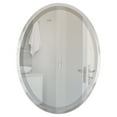 thumbnail image 5 of OVALCREST - London Framed Oval Mirror - Silver Leaf Brown 31 1/8" x 41 1/8", 5 of 7