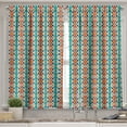 thumbnail image 2 of Ambesonne Ethnic Valance & Curtain, Pattern, 55"x36", Multicolor, 2 of 6