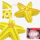 thumbnail image 2 of Juguetes para perros, juguetes masticables para perros, goma antimordeduras con forma de estrella de mar, limpieza de dientes adecuada para perros pequeños y medianos., 2 of 5