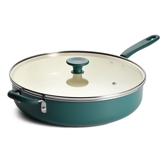 Tramontina Ceramaware 5-Quart Ceramic Nonstick Covered Jumbo Cooker Green