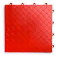 thumbnail image 1 of RaceDeck Design Plaque Diamant, Carreau de Sol Modulaire Durable Emboîtable pour Garage (48 Pack), Rouge, 1 of 10