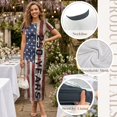 thumbnail image 6 of Chririnla 250Years Flag Couple Matching Outfit Patriotic Shirts and Dress for His Her 4th of July Anniversary Clothes,Mens Long Sleeve Shirt,Womens Sexy Bodycon Maxi Dress,We the People,S-3XL, 6 of 6