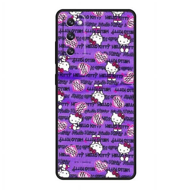 Phone Case For Samsung Galaxy S22 S21 S20 FE Ultra S10 S9 S8 Plus S10e Note 20Ultra 10Plus Shell Hello Kitty Leopard Print Love LXY