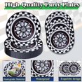 thumbnail image 3 of NUMONE 50 Pcs 7 inch Paper Dessert Plates (Race), 3 of 7